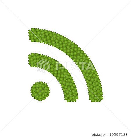 Four Leaf Clove of RSS Feed Sign 10597183