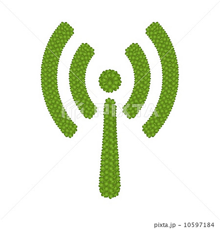 A Four Leaf Clover of Infomation Sign with Wireless Sign 10597184