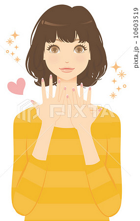 マニキュアをした女性 10603519