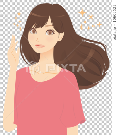 きれいな髪の女性 10603523