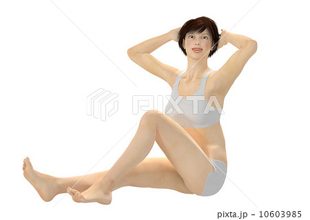 女性ビューティーイメージ　3DCG　イラスト素材 10603985