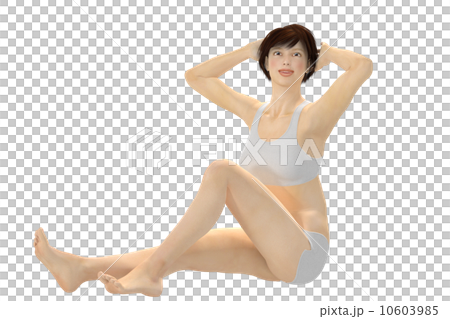 Female beauty image 3DCG illustration material Female beauty image 3DCG illustration material 10603985