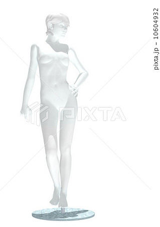 マネキン人形リアル3d Cg 背景透過イラスト素材のイラスト素材