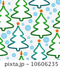Seamless pattern with christmas-trees and snowflakes 10606235