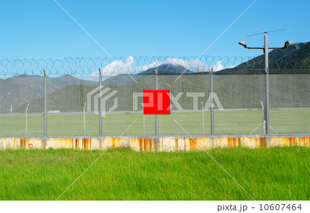 metal fence in the nature metal fence in the nature 10607464