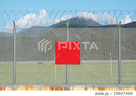 metal fence in the nature 10607468
