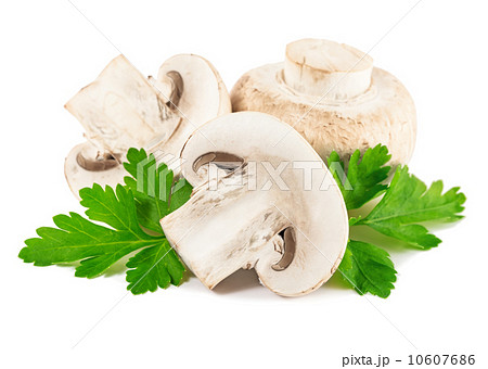 Champignon mushroom with parsley Champignon mushroom with parsley 10607686