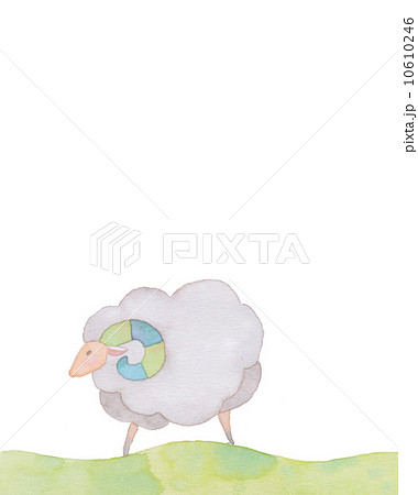 牧草の羊 10610246