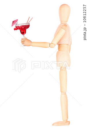 wooden Dummy with alcohol cocktail 10612257