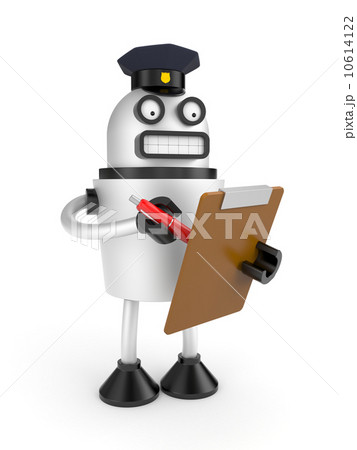 Police officer writing a ticket 10614122