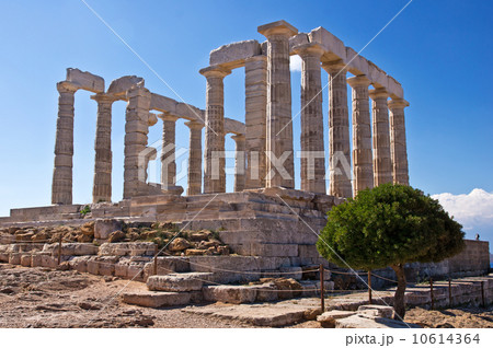 Temple of Poseidon at Cape Sounion, Greece 10614364