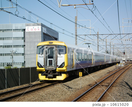 特急わかしお　E257系　新習志野駅 10615020