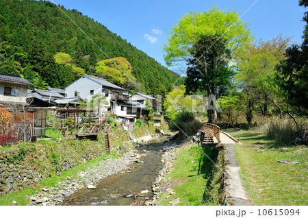京都洛北鞍馬春景色　4月 10615094
