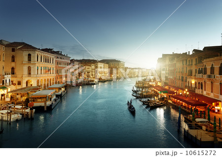 Grand Canal in sunset time, Venice, Italy 10615272