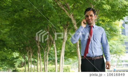 Office wear with Singapore skyline 10616849