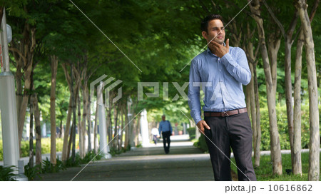 Office wear with Singapore skyline 10616862
