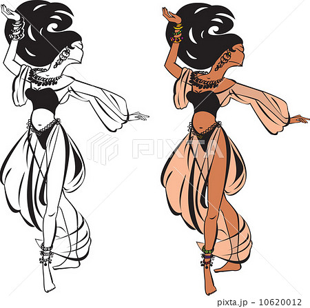 belly dance (black and white and color pictures) belly dance (black and white and color pictures) 10620012