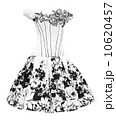 black and white ladies dress 10620457