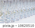 lots of stemwares on buffet table 10620510
