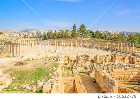 ジェラシュ遺跡のフォルム(ヨルダン、ジェラシュ) 10622779