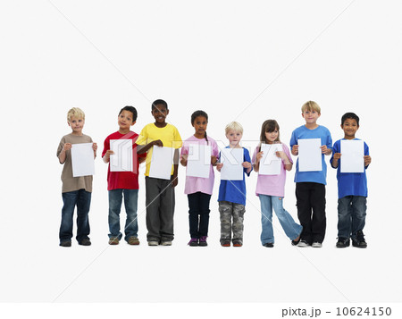 Children holding paper 10624150