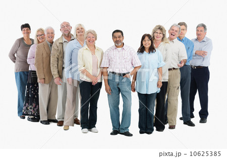 A group of people standing in a row A group of people standing in a row 10625385