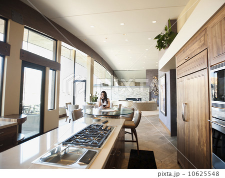 Woman in home interior Woman in home interior 10625548