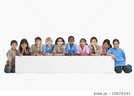 Children sitting in a row 10626345