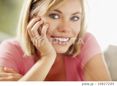 Portrait of young blonde woman 10627294