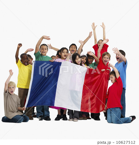 Children holding flag 10627512