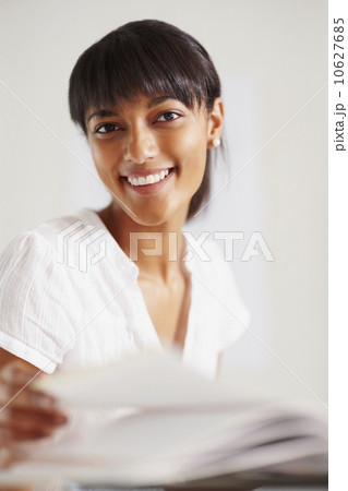 Young girl doing homework Young girl doing homework 10627685