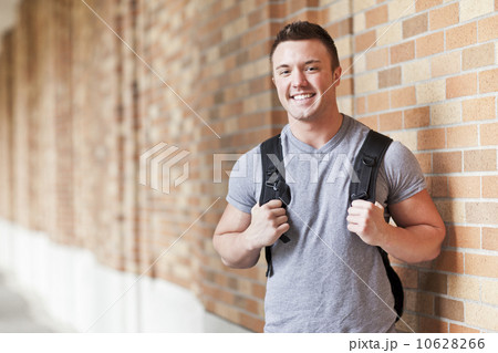 Portrait of male college student 10628266