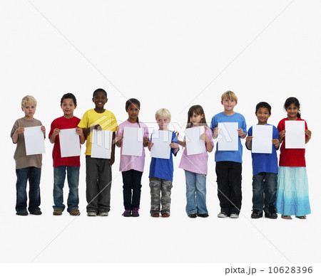 Children holding paper 10628396