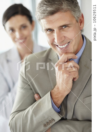 Pair of businesspeople portrait 10629511