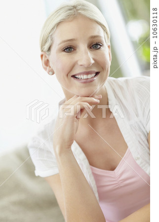 Cheerful blond woman 10630118