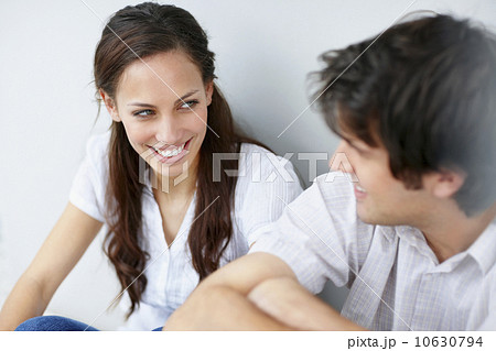 Two people talking Two people talking 10630794