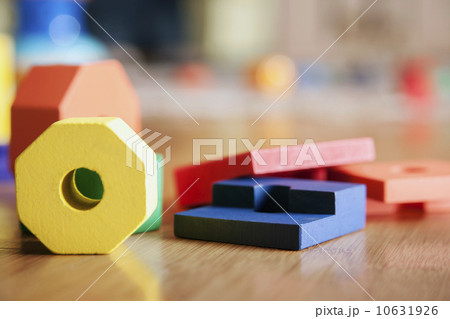 Children's toys on floor  10631926