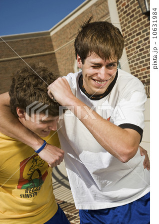 Boys play fighting Boys play fighting 10631984