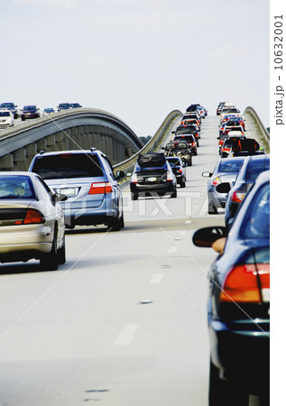 Cars in traffic jam 10632001