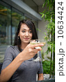 Asian Beauty having wine 10634424