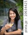 Asian Beauty having wine 10634425