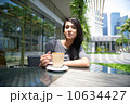Asian Beauty enjoying coffee 10634427