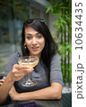 Asian Beauty having wine 10634435