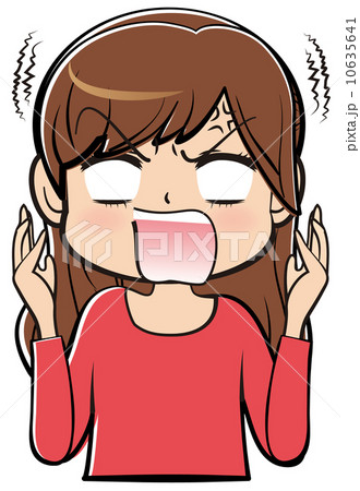 苛立つ女性 10635641