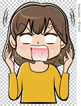 苛立つ女性 苛立つ女性 10635642