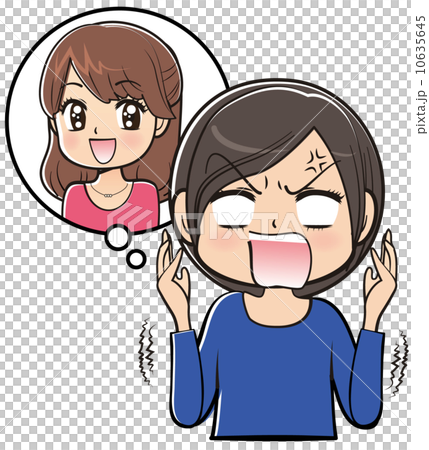 苛立つ女性 苛立つ女性 10635645