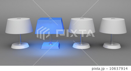 Unique blue lamp 10637914