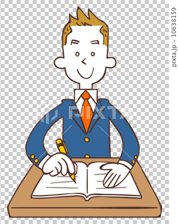 勉強する学生 勉強する学生 10638159