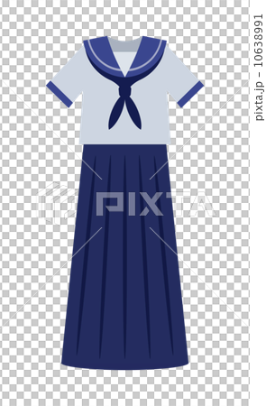 スケ番スタイルのセーラー服 10638991