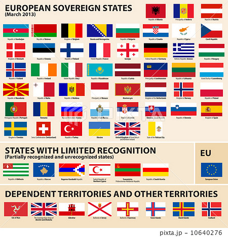 Flags of Europena States 10640276